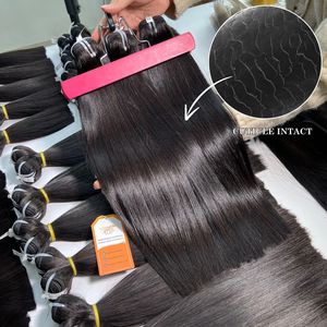 Cabello Humano Virgen Liso Natural en Trama, Paquetes de Cabello Vietnamita Crudo al por Mayor - Product Image 5