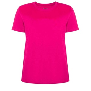 Camisetas de Mujer al por Mayor, Moda Actual, 100% Algodón, Color Rosa, Alta Calidad, Transpirables, Hechas en Pakistán - Product Image 1