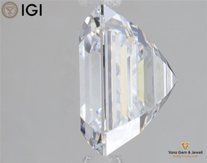 Diamante Cultivado en Laboratorio con Corte Asscher para Solitario, 3.00 Quilates, Color D, Claridad VS2, con Certificado IGI para Selección Premium - Product Image 5