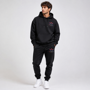 Survêtement léger pour hommes, tenue athlétique avec tissu en polyester anti-humidité pour le fitness, l'exercice et le jogging - Product Image 4