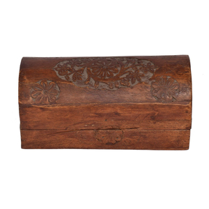 Kashmiri Design <b>Wooden</b> Jewelry <b>Box</b> Vintage Floral Carved Keepsake Storage Chest Wholesale Rustic Decorative Trinket Organizer - Product Image 1