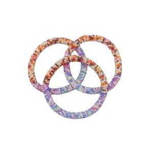 Bracelet brodé de perles colorées pour femmes, logo personnalisé, bracelet brodé de perles. - Product Image 6