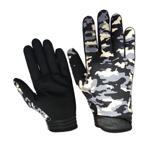 Guantes Deportivos con Estampado de Camuflaje, Pantalla Táctil, Largos hasta la Muñeca, de Poliéster y Elastano, para Uso en Exteriores, Primavera/Verano, Estilo Deportivo, para Motocicleta, para Hombre - Product Image 1