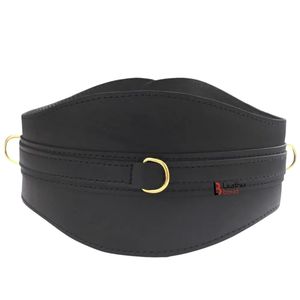 Tobilleras y pulseras de cuero vacuno auténtico con correa cruzada - Product Image 1