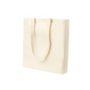 Bolsas de Compras de Tela Mediana y Resistente con Color Beige en la Parte Delantera y un Atractivo Color en la Parte Inferior Lateral, con Impresión de Logotipo Personalizado Según sus Necesidades - Product Image 4