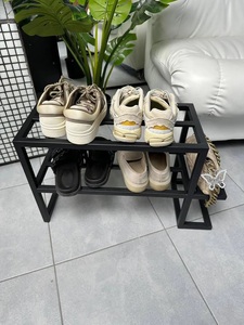 Space Saving Corner Shoe <b>Rack</b> Multi Tier Vertical Organizer Round Shelves Compact Design Strong Frame Ideal Entryway Storage - Product Image 2
