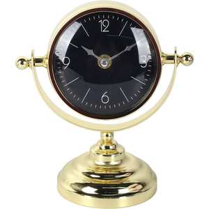 Decorative <b>Metal</b> Desk <b>Clock</b> For Office Reception Table With Elegant Craftsmanship And Stylish Professional Appeal - Product Image 1