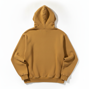 <b>Men's</b> Hooded Fleece Sweatshirt Solid Color Casual Wear Regular Fit Autumn Style Cotton Knitted <b>Pullover</b> with Front Pocket - Product Image 3