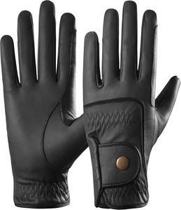 Gants d'équitation durables – Gants d'équitation antidérapants avec grip en gel, disponibles en stock - Product Image 1