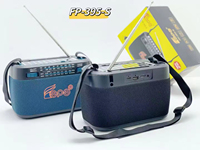 Radio solaire portable d'extérieur Eletree FP-395-S, haut-parleur radio AM/FM/SW, Bluetooth sans fil, charge USB C