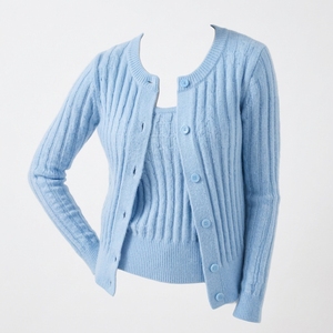 Custom Women <b>Zip</b> <b>Up</b> Sweater Knitted High Neck Winter <b>Cardigan</b> Streetwear Private Label Wholesale Manufacturer - Product Image 6