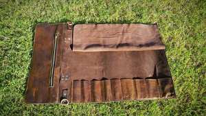 Étui à couteaux en cuir véritable fait main, sac de chef, organiseur professionnel pour outils de cuisine, étui de voyage anti-odeur, étui décontracté - Product Image 6