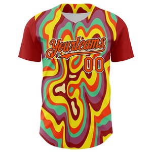 Factory Wholesale Baseball Uniform Free Design Men's Baseball <b>Shirt</b> Custom Baseball Jersey - Product Image 2