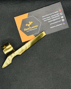 Cuchilla de Afeitar Profesional de Acero Inoxidable para Adelgazar el Cabello, de Alta Calidad, Dorada, para Barberos, para un Corte Preciso - Product Image 4