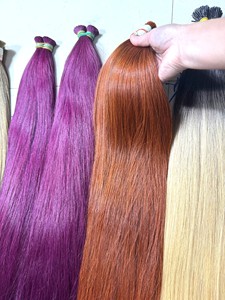 Extensiones de Cabello Humano Virgen Remy 100% Puro de Alta Calidad al Por Mayor, Ondulado Profundo, Color Morado, Ondas Largas - Product Image 4