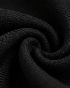 T-shirt oversize noir et vert néon pour femme, col rond décontracté, manches courtes, bordure contrastante, coupe ample, doux et respirant, idéal pour l'été - Product Image 3