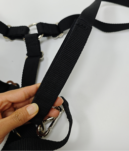 Muserolle de pâturage pour chevaux à prix d'usine avec licol, muserolle professionnelle pour chevaux avec sangles réglables, Velcro et boucles - Product Image 3
