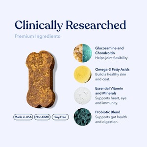 Compléments multivitaminés bio premium à croquer avec probiotiques 4B pour chiens et chats – Vitamines et minéraux complets pour la croissance, la santé de la peau et du pelage, et l'immunité - Product Image 3
