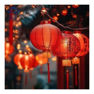 TOP SELLING <b>Silk</b> Lantern Elegant Hanging Decoration for Home Styling and Party Lighting Use 2026 - Product Image 2