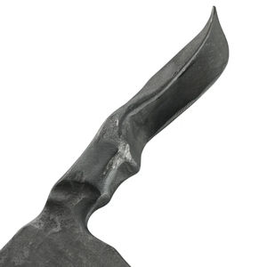 Cuchillo de Cocina Burraq DIY OEM Personalizado Hecho a Mano de Acero al Carbono, Cuchillo Multifuncional con Patrón de Gota de Lluvia, Funda de Cuero, para Uso en la Cocina - Product Image 2