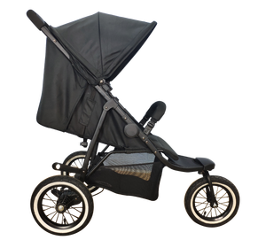 Cochecito de bebé portátil de lujo para paseos urbanos, con suspensión, plegado con una mano, cesta grande, freno de un solo paso, ideal para correr, superventas - Product Image 3