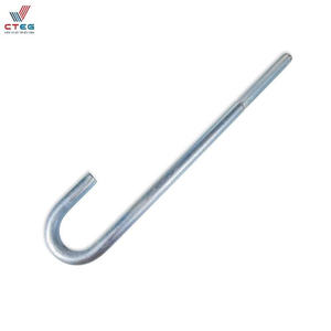 Ancre en J de type J fabriquée au Vietnam en acier au carbone ou en acier inoxydable pour l'encastrement dans le béton - Product Image 3