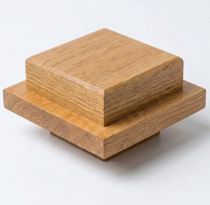 Solid Wood Stair Parts Minimalist Design Durable Oak Construction for Staircase Use - Product Image 1