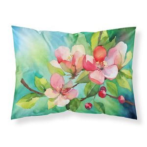 Nouveau léger Super doux Arkansas fleur de pommier aquarelle Standard taie d'oreiller facile d'entretien décoratif oeuvre housse de coussin - Product Image 1