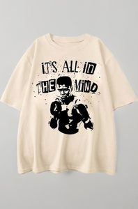 Camisa Oversize para Hombre con Diseño Gráfico Serigrafiado, Manga Corta, Estilo Urbano, Corte Holgado, Textil de Alta Densidad - Product Image 2