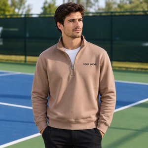 Sudadera de Forro Polar con Cierre de Cremallera para Hombre, Cuello Alto, Cálida, para Invierno, Producción al por Mayor - Product Image 6