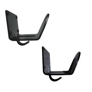 Steel Helmet Hangar Black and Jacket Hanger Wall Mount Helmet <b>Hook</b> for Home and <b>Bathroom</b> Purpose Available At Best Price - Product Image 2