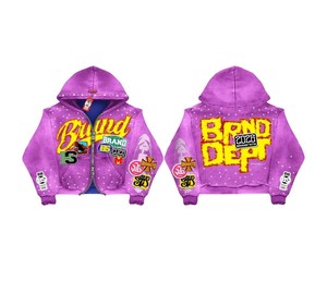 Sudadera con Capucha Personalizada TAHAD 100% Algodón, Fabricante de Sudaderas con Impresión DTG Completa, Corte Holgado y Hombros Caídos - Product Image 3