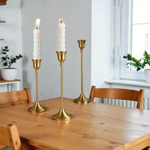 Porte-bougie en métal artisanal de qualité supérieure pour la décoration de la maison, les mariages et les fêtes, disponible au prix d'exportation - Product Image 3