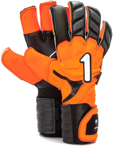Guantes de portero de fútbol verde negro PU con protección completa para los dedos, antideslizantes, con correa ajustable para la muñeca, guantes profesionales para portero de fútbol. - Product Image 2