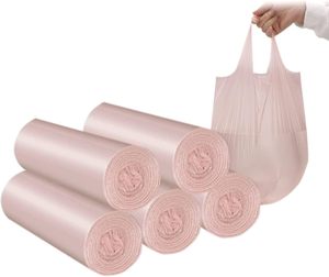 ถุงขยะในห้องน้ำ, ถุงขยะแบบมีหูหิ้วขนาดเล็กสำหรับสำนักงาน, ห้องครัว, ห้องนอน, ถุงขยะพกพาสีสันสดใส แข็งแรง ทนทาน - Product Image 6