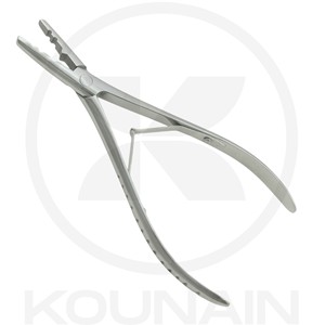 Pince à extensions de cheveux en acier inoxydable avec embouts carrés de 3 mm et 5 mm, pince à extensions de cheveux en acier inoxydable pour professionnels - Product Image 2