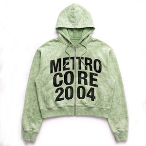 Sudadera con capucha personalizada para hombre, con cremallera completa, gruesa, de invierno, corte holgado, estampado digital, talla grande, hombros caídos, estilo urbano, Process Impex - Product Image 1