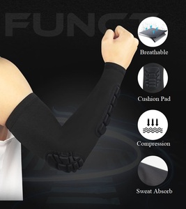 Manchon de protection pour bras avec coussinet anti-collision, élastique et respirant, pour le sport, pour adultes, unisexe - Product Image 2
