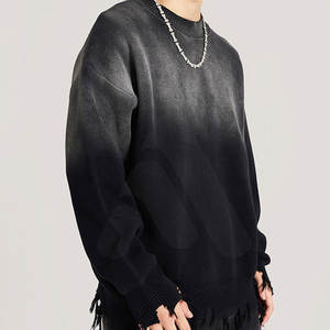 Suéter Casual para Hombre 2026, Cuello Redondo, Estilo Urbano, Tejido Suave, 100% Algodón, Transpirable, Talla Adulto - Product Image 3