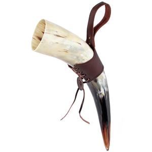 Classic Natural Horn Eco-Friendly Drinking <b>Mug</b> Handmade Curved Beer & Wine Tankard for Mead Ale Party Use - Product Image 1