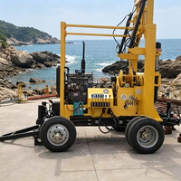 Machine de forage de puits d'eau portable 200m pour usage domestique, abordable, légère, compacte et facile à utiliser