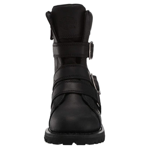 Bottes de moto et d'aventure unisexes en cuir noir, à fermeture éclair, imperméables, respirantes et à séchage rapide - Product Image 2