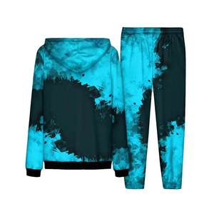 Conjunto Deportivo con Capucha Tie Dye para Hombre, Tallas Grandes, Transpirable, Ligero, Ropa Deportiva para Gimnasio, Logotipo Personalizado, Superventas - Product Image 2