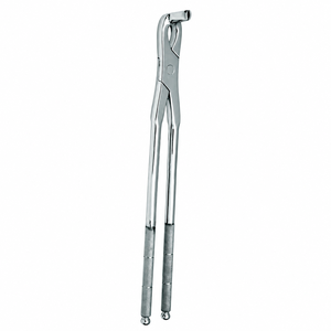 Forceps dentaire vétérinaire en acier inoxydable de qualité supérieure pour fragments équins, précis, à profil mince, réutilisable - Product Image 1