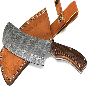 LEGACY BLADES Handmade Damascus Steel Chopping Knife Full Tang Wooden Handle Professional Kitchen Cleaver Manufacturer - Product Image 1
