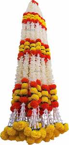 Guirnalda de flores artificiales de PVC multicolor utilizada para decoración del hogar. - Product Image 4