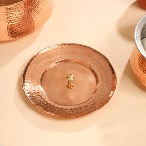 Servidor de Comida Tipo Buffet de Latón con Tapa, Cacerola Martillada Hecha a Mano, Vajilla de Cocina, Venta al por Mayor para Hogar y Hotel, Exportación - Product Image 5