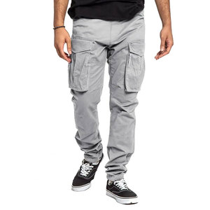 Pantalones cargo clásicos para hombre con corte holgado y costuras reforzadas para mayor durabilidad, pantalones cargo ligeros para hombre - Product Image 4