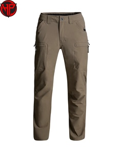Pantalon de randonnée cargo softshell pour homme, respirant, coupe-vent, imperméable, pour la chasse, en polyester/nylon - Product Image 1