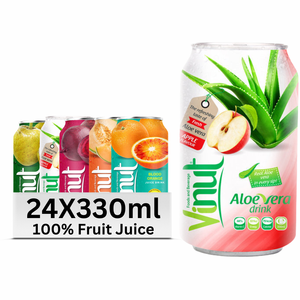 Bebida de jugo de Aloe Vera 330ml Bebida sin azúcar Fabricante de Vietnam OEM/ODM Etiqueta privada Muestra gratis Precio al por mayor - Product Image 1
